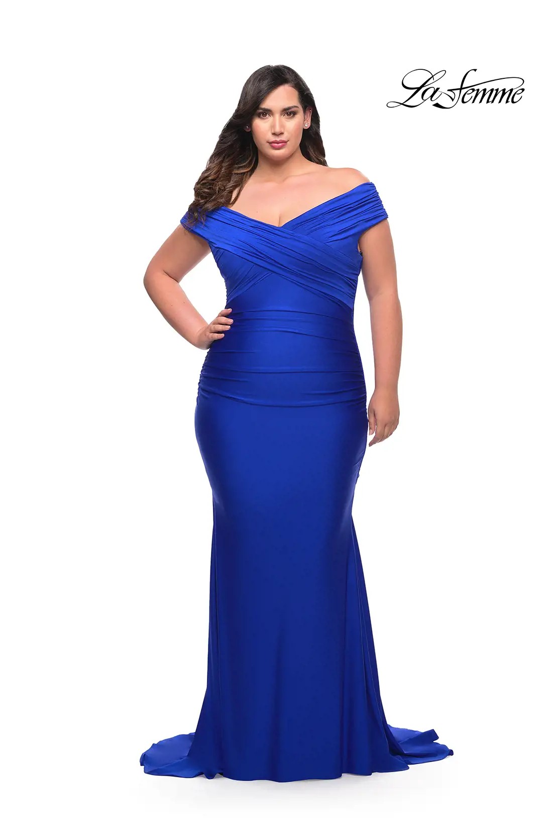 La Femme Plus Size Prom Prom Dresses Glitz & Gowns