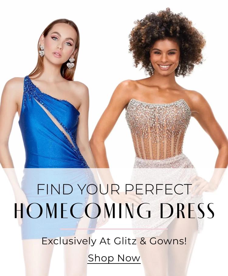 find your perfect hoco dress banner F24 mobile image